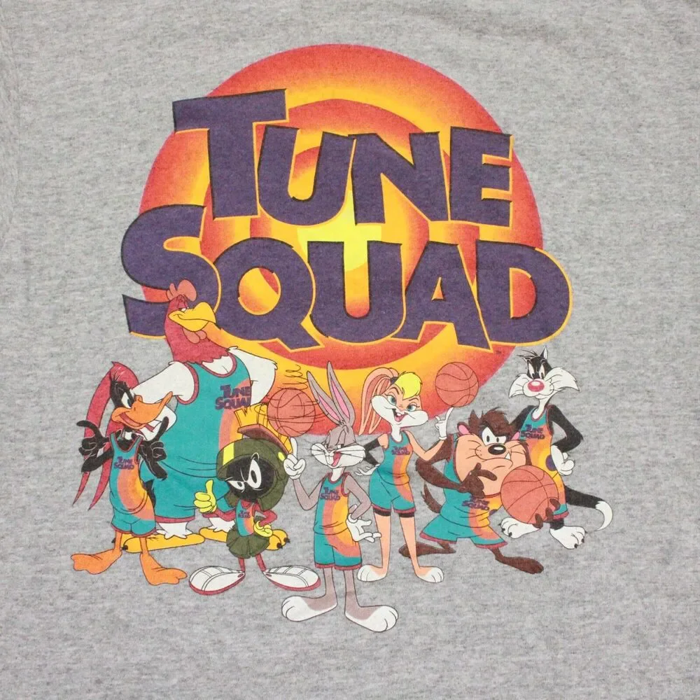 Space Jam Tune Squad Graphic T-Shirt Mens Medium Gray - Picture 2 of 7